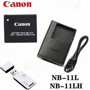 캐논 NB-11LH 호환 카메라 배터리 충전기 포함 IXUS 125 245 265 275 285 HS, NB-11LH + 충전기, 1개