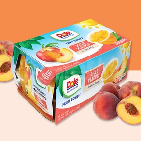 [코스트코]DOLE 복숭아 컵 113G 113g(1개입) 16개