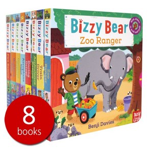 (북메카 영어원서) Bizzy Bea Steady Selle 8 Books Set 1(QR음원 포함) 비지베어 리딩음원 조작보드북, Nosy Cow