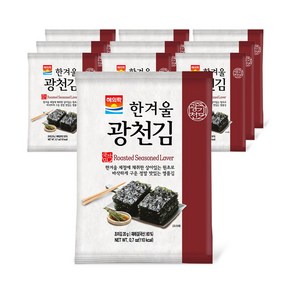 해의락 한겨울 광천김, 20g, 10개