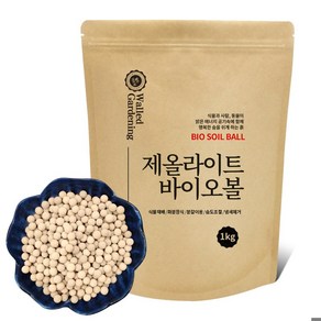 월드가드닝 다육이 분갈이흙 바이오볼 1kg, 1개