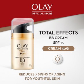 올레이 토탈이펙트 7In1 파운데이션 bb크림 SPF15 Olay 50g, 1개