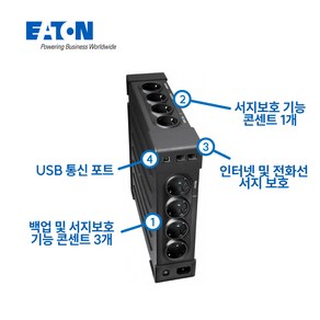 Eaton UPS Ellipse Eco 1600 USB DIN, 1개