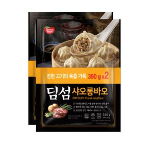 동원 딤섬 샤오롱바오 390g x 4봉, 상세 설명 참조, 상세 설명 참조