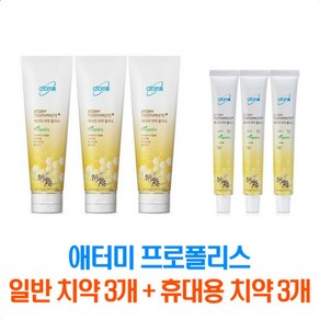 애터미 치약 200gX3개 + 휴대용 50gX3개, 6개, 125g