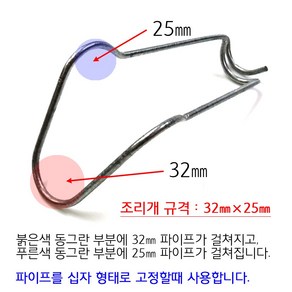 조리개 50개 비닐하우스 시설자재 파이프 하우스자재 부속 농자재, 22mmx22mm 50개