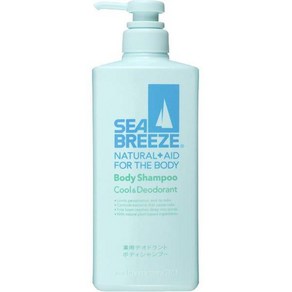 시세이도 SEA BREEZE 시브리즈 바디 샴푸 쿨&데오드란트 본체 600mL [바디워시], 단일, 1개