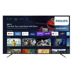 필립스 75인치 클래스 4K 울트라 HD(2160p) Google 어시스턴트 지원 Andoid 스마트 LED TV