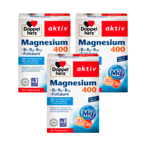 [도펠헤르츠] 마그네슘 400mg 30정 X 3개 / Doppelhez Magnesium