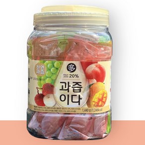 과즙이다 젤리 1440g 우뭇가사리 과즙 젤리 코스트코, 1개, 1.44kg