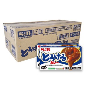 S&B 에스비 업소용 토로케루 카레 매운맛 1kg 1박스 (20개입), 20개