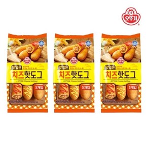 [오뚜기]맛있는 치즈핫도그 400g x 3 (15개입), 15개