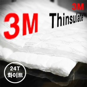 3M 신슐레이트24T(화이트) 자동차방음재 자동차흡음재 방진, 1개