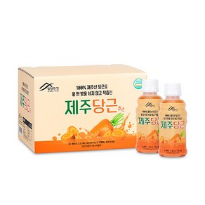 밀양한천 제주당근주스, 180ml, 12개