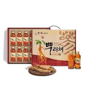 홍삼액과 살아있는 인삼을 동시에 섭취하는 홍삼액에 인삼이 뿌리채 120ml x 12병