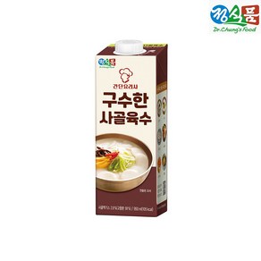 베지밀 정식품 간단요리사 구수한 사골육수 950mlx6팩, 6개, 950ml