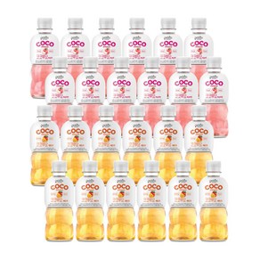 팔도 코코뿌요 복숭아 280ml x 12개 + 애플망고 280ml x 12개, 24개