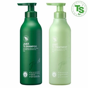 [KT알파쇼핑]저스트 TS 샴푸 500g + 트리트먼트 500ml, 1개