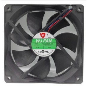 120mm 쿨링팬(냉각팬) / WJFAN / DC FAN / 모델명 WJS1202524L-F20 / 120X120X25T / 24V / FG센서, 1개