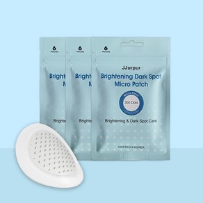 [쯔르프르] 브라이트닝 다크스팟 마이크로패치 미백기능성인증 기미 잡티 개당6p 19mm, 3개, 6개입