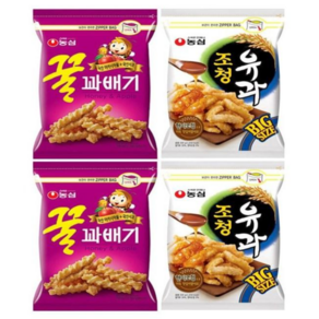 농심 꿀꽈배기 300g 2개 + 조청유과 320g 2개, 1세트