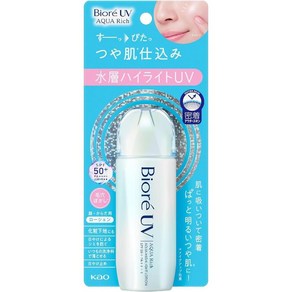 비오레 UV 아쿠아 리치 하이라이트 톤업 로션 70ml SPF50+PA++++, 1개