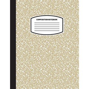 Classic Composition Notebook: (8.5x11) Wide Ruled Lined Pape Notebook Jounal (Nude/Tan/Beige) (Not... Papeback, Blank Classic, English, 9781774762196