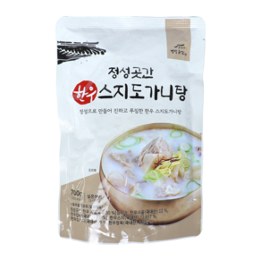 [홈쇼핑] [빠른배송] 정성곳간 한우 스지도가니탕, 700g, 6개