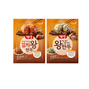 동원 개성 왕만두 1.2kg + 김치왕만두 1.2kg