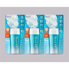 비오레 아쿠아 리치 워터리 젤 선블록 70ml 2개, 3개