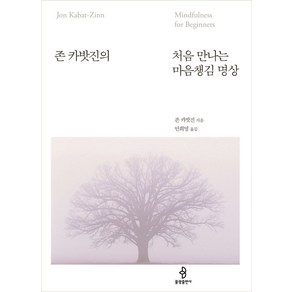 존 카밧진의처음 만나는 마음챙김 명상, 불광출판사, 상세 설명 참조