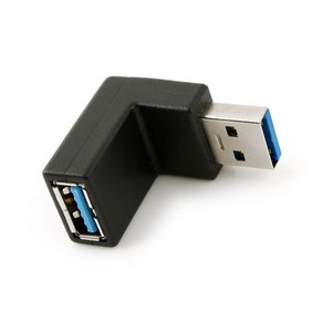 Coms USB 3.0 젠더 SP939/연장(M/F)/꺽임형/상향 90도 변환젠더/기타-기타 변환젠더, 선택없음