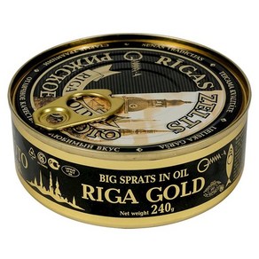 RIGA GOLD 스모크 스프렛 인 오일(SMOKED SPRATS IN OIL) 240G