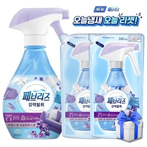 페브리즈 라벤더앤유칼립투스향 용기 370ml+리필320mlX2개 강력탈취/신제품, 2개