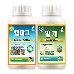 코리아아그로 캡마그 500ml + 알게 500ml 식물칼슘제 생육활성제, 1세트