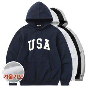 남녀공용 미국 후드티 USA 대학 캐쥬얼 맨투맨