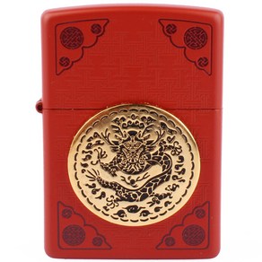 ZIPPO 지포라이터 THE KING 1 RED 오일포함