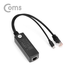 Coms PoE 스플리터 RJ45 Micro USB to RJ45 Jack zzb*572bi