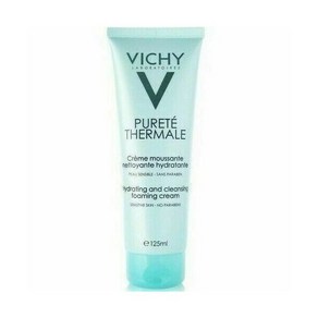 Vichy Puete Themale 하이드레이팅 앤 클렌징 발포 크림 125ml Exp 122023, 1개