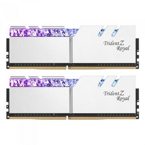 G.SKILL DDR4-3200 CL16 TRIDENT Z ROYAL 실버 패키지 (32GB(16Gx2)), 2개