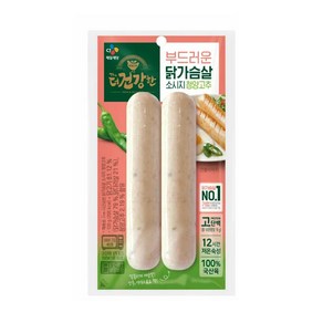 (냉장)[더건강한]닭가슴살 청양소시지, 120g, 24개