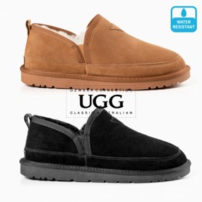 UGG 정품 어그 오즈웨어 방수 맨 남성 남자 슬리퍼 부티 퍼안감 겨울 털 슈즈 방한 신발 방한화 털신 털단화 2컬러 알지알지몰