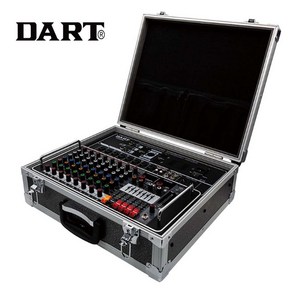 미성악기 DART 다트 휴대용 파워드 오디오믹서 BTX 8P800B