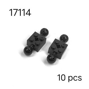 MOC 메카 구형 조인트 소형 입자 레고 호환 부품 57909 92013 17114 93571 90609 90616/90622, [01] A1-10pcs, 10개