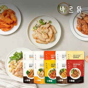 [바르닭] 한입 닭가슴살 100g*3팩 10종 골라담기, 바비큐3팩, 3개, 100g