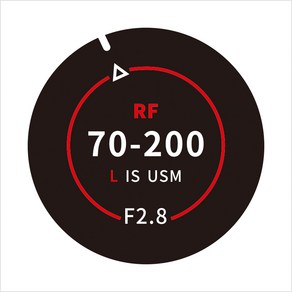 [코엠스킨] 캐논 RF 70-200mm F2.8 L IS USM 렌즈 뒷캡 스킨, 1개