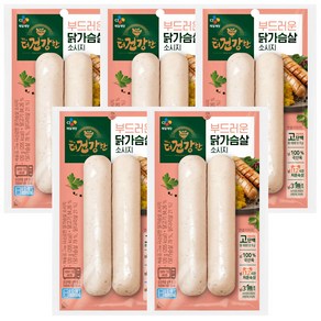 CJ제일제당 [CJ제일제당] 더건강한 닭가슴살 소시지 120g x 5개