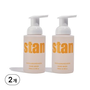 stan 스탠 퍼퓸 버블 핸드워시 바질 앤 만다린향, 2개, 250ml