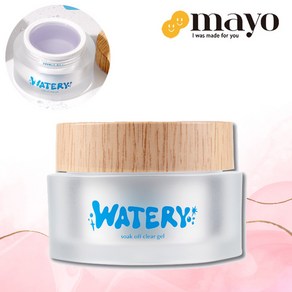 MAYO 마요 클리어젤 워터리 쏙오프 30g 기초젤네일 통젤 인조 손톱 빌더 오버레이젤, 1g, 1개