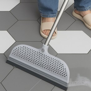 엔케이원 물기 먼지 동시 제거 실리콘 빗자루, 화이트, 2개
